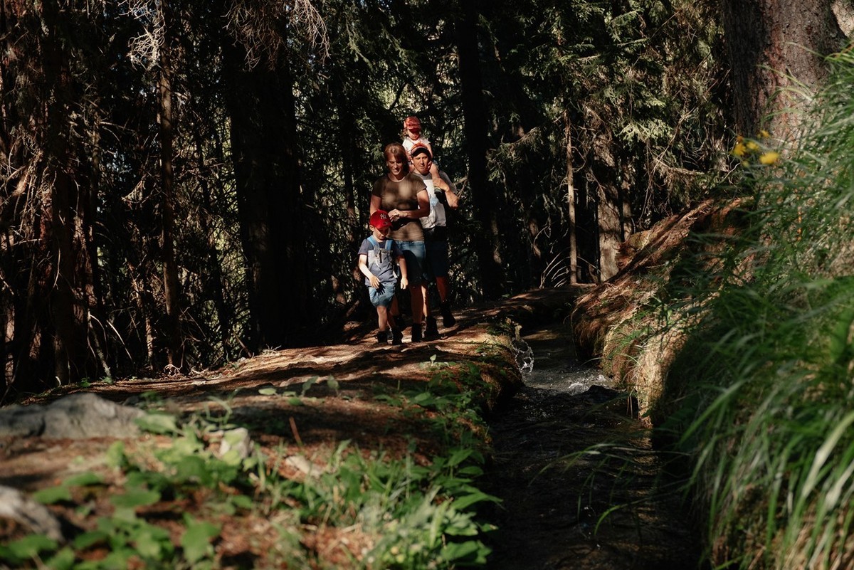 Rauszeit Herbstwanderungen Unterbäch Moosalp Alte Suon