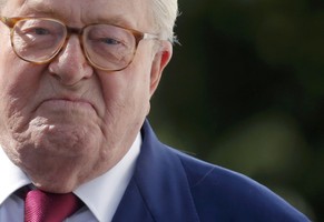 Ein «Lätsch» der Monsieur Le Pen.