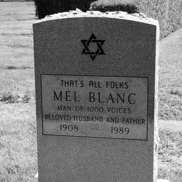 Mel Blanc Tombstone
