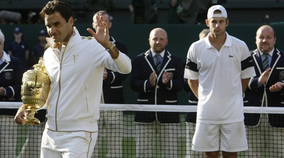 2009 im Wimbledon-Final zieht Roddick gegen Federer zum vierten Mal in einem Grand-Slam-Final den Kürzeren.