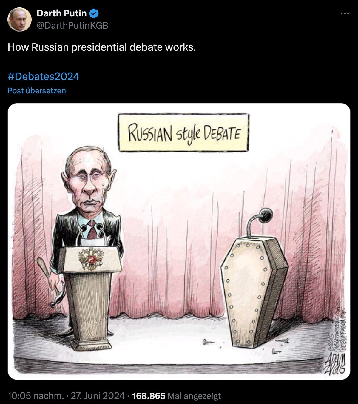 Putin-Karikatur