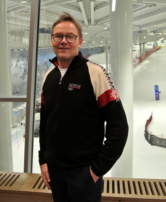 Jarle Aambø in der grössten Skihalle der Welt ausserhalb von Oslo, von wo aus er seinen Innovations-Hub betreibt.