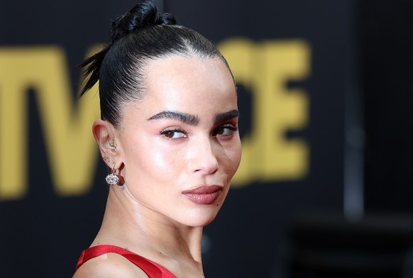 epa11555479 US film director, writer and producer Zoe Kravitz attends the European film premiere of &#039;Blink Twice&#039; at Leicester Square in London, Britain, 19 August 2024. Blink Twice is relea ...