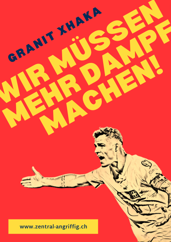 Granit Xhaka Wahlplakat