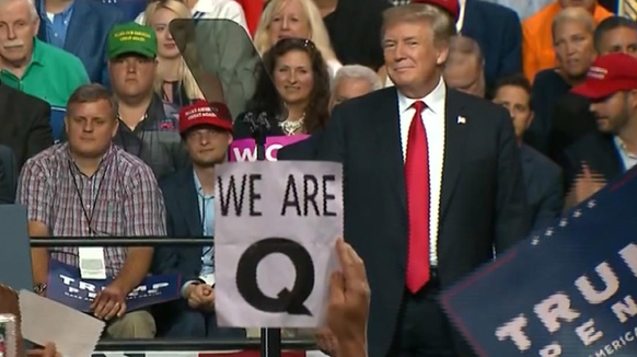 «QAnon» zeichnet sich vor allem durch Pro-Trump-Meinungen aus.