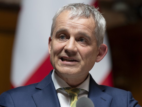 Bundesrat Beat Jans spricht im Nationalrat an der Sommersession der Eidgenoessischen Raete, am Montag, 10. Jun i 2024, in Bern. (KEYSTONE/Peter Schneider)
