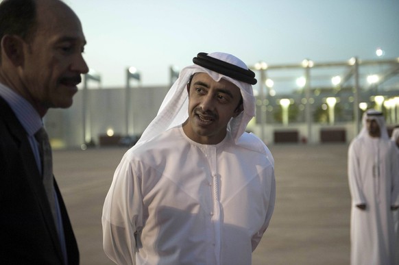Der Aussenminister der Vereinigten Arabischen Emirate&nbsp;Abdullah bin Zayed Al Nahyan: Die Emirate verhafteten 2013 den ägyptischesn Journalisten&nbsp;Anas Fouda wegen seiner ehemaligen Mitgliedscha ...