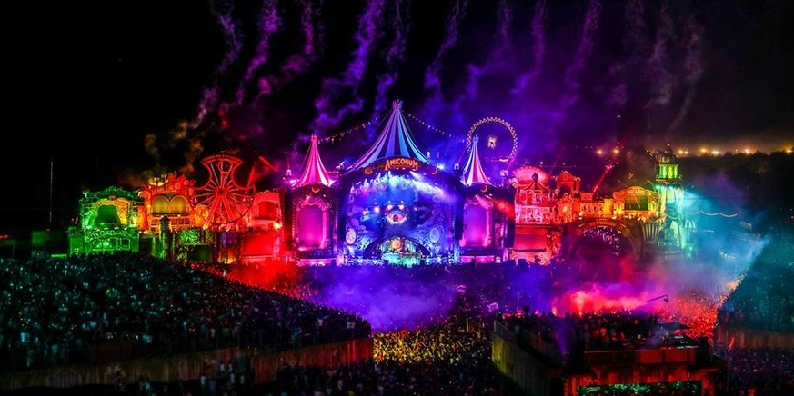 Das Elektrofestival Tomorrowland im Jahr 2017.