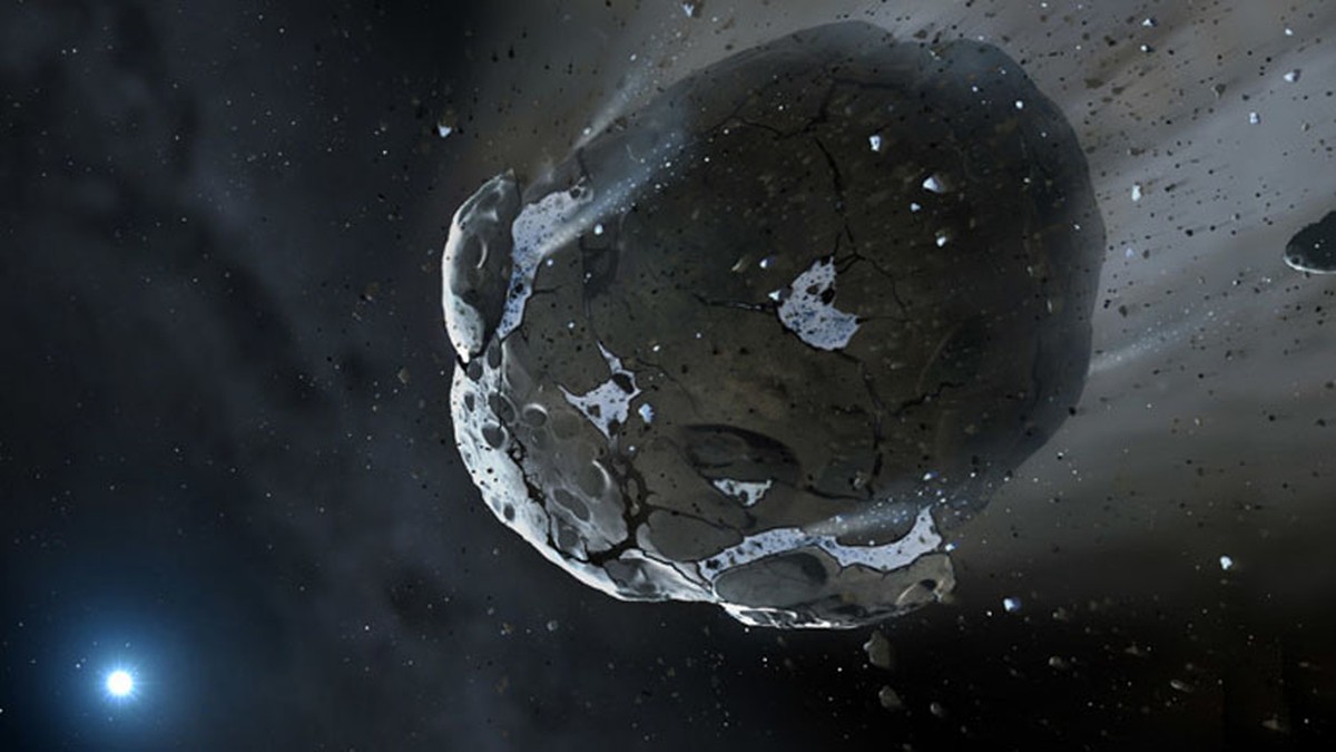 NASA-Illustration des Asteroids 2004 BL 86.