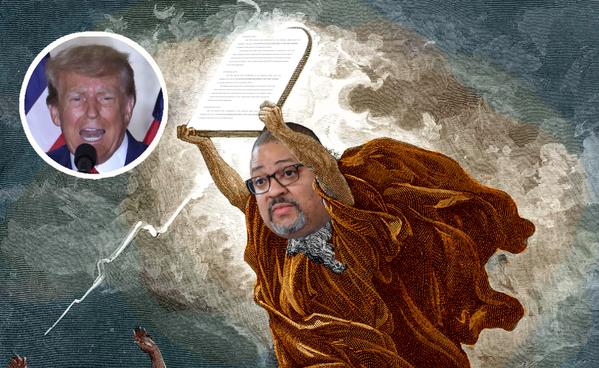 Statt 10 Geboten gibt es 34 Anklagepunkte für Ex-Präsident Donald Trump.