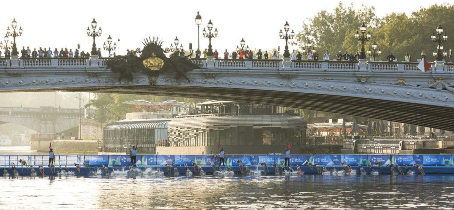 Im August 2023 fand in der Seine ein Testevent statt.