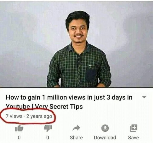 Faildienstag: Youtube Fail mit einer Million Views