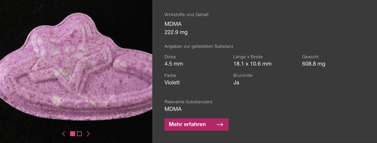 Stadt Zürich warnt vor der Street Parade vor der MDMA-Pille Pope Smoke.