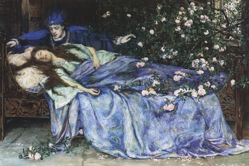 Sleeping Beauty, by Henry Meynell Rheam, 1899