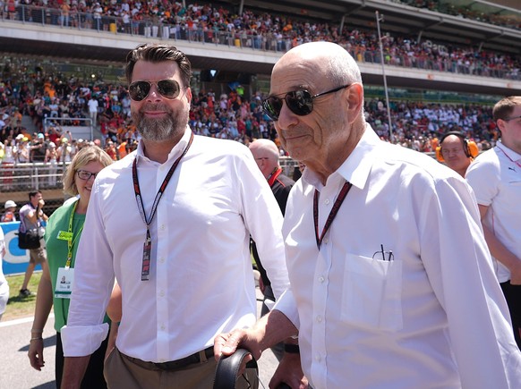 Formel 1 Aramco Grand Prix von Spanien 2024 / 23.06.2024, Circuit de Catalunya, Barcelona, Formel 1 Aramco Grand Prix von Spanien 2024 , im Bild Oliver Hoffmann L Generalbevollm�chtigter Audi Formel 1 ...