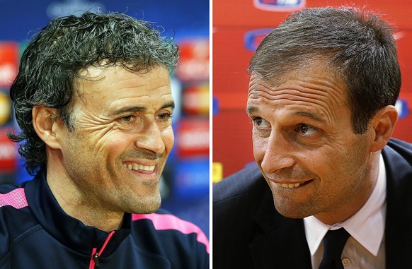 Luis Enrique gegen Massimilliano Allegri heisst das Trainer-Duell.