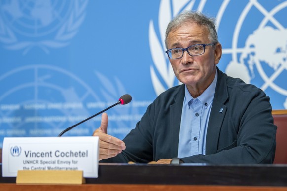 Vincent Cochetel, UNHCR Special Envoy for the Central Mediterranean, speaks about the Launch of the report: On this journey, no one cares if you live or die: Abuse, protection, and justice along route ...