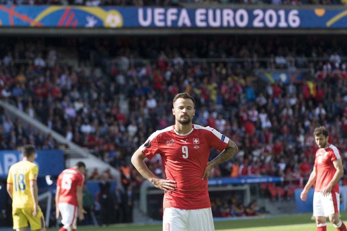 Haris Seferovic war in den beiden bisherigen Spielen im Sturm zwar bemüht, aber auch ohne Glück im Abschluss.