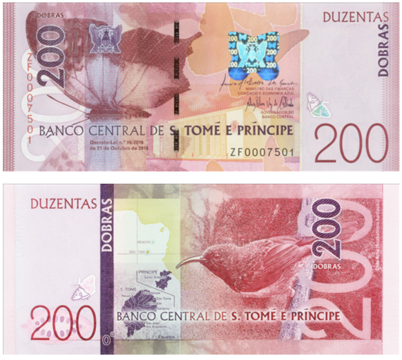 Sao Tome 200 Dobra Note