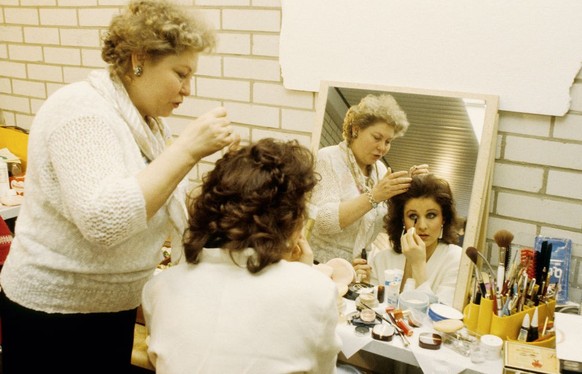 Mariella Farré am Concours Eurovision de la Chanson; Vorbereitung 1983 (Photo by Bruno Torricelli/RDB/ullstein bild via Getty Images)