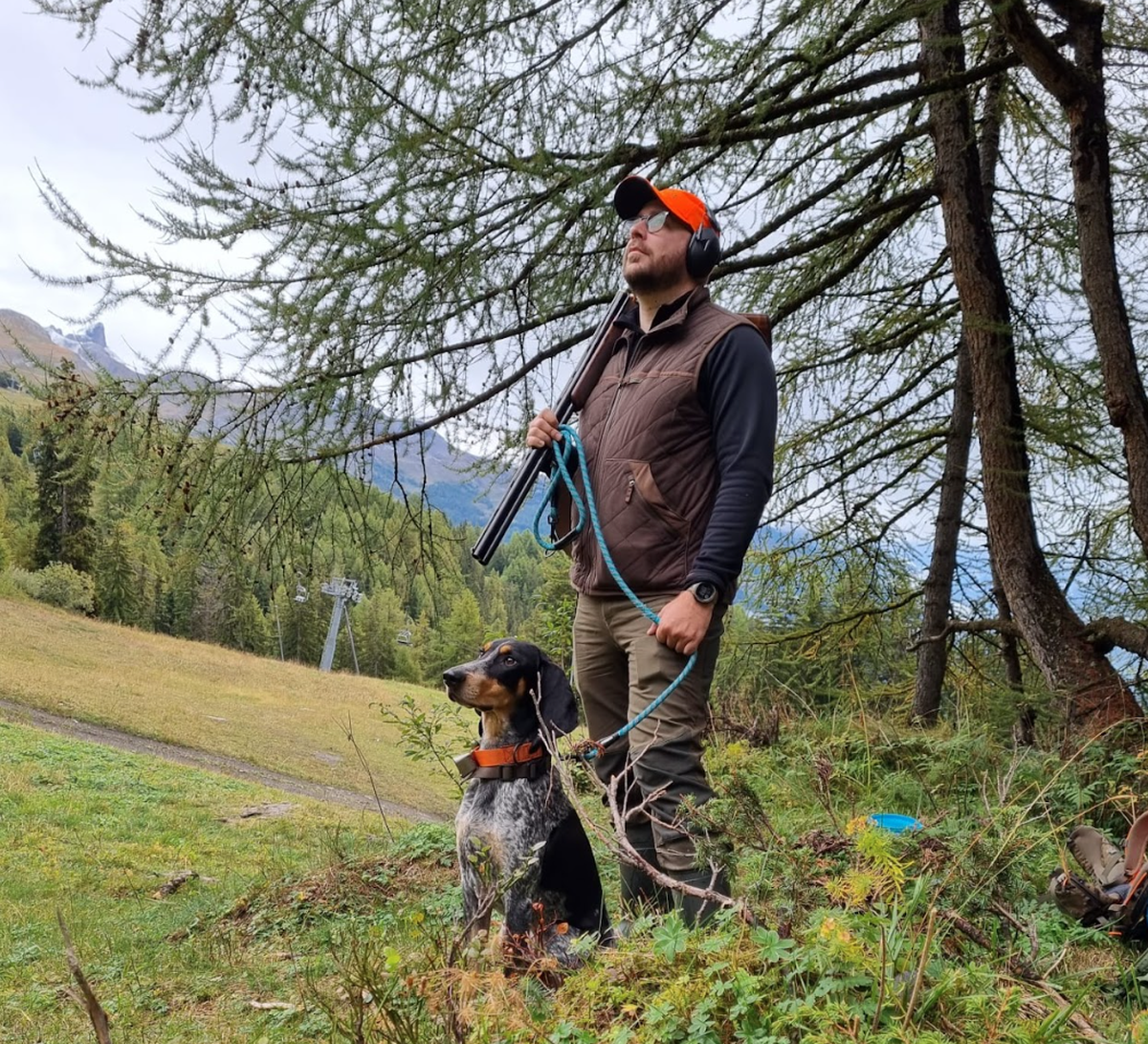 François Bonvin est un chasseur valaisan, qui pratique la discipline depuis 2020.