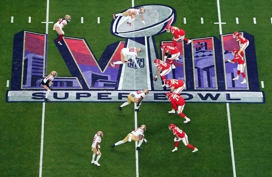 Beim 58. Super Bowl siegten die Kansas City Chiefs (rechts) gegen die San Francisco 49ers.