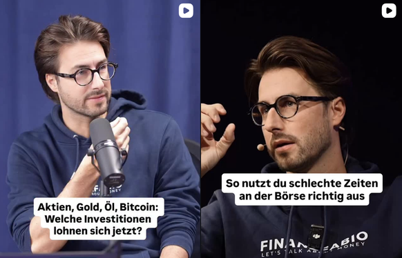 Fabio Marchesin alias Finanzfabio auf Instagram