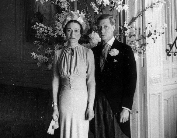 Ex-König Edward und Wallis Simpson 1937. 