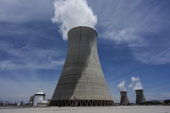 Cooling tower three with one and two in the background are seen at the nuclear reactor facility at the Alvin W. Vogtle Electric Generating Plant, Friday, May 31, 2024, in Waynesboro, Ga. (AP Photo/Mik ...