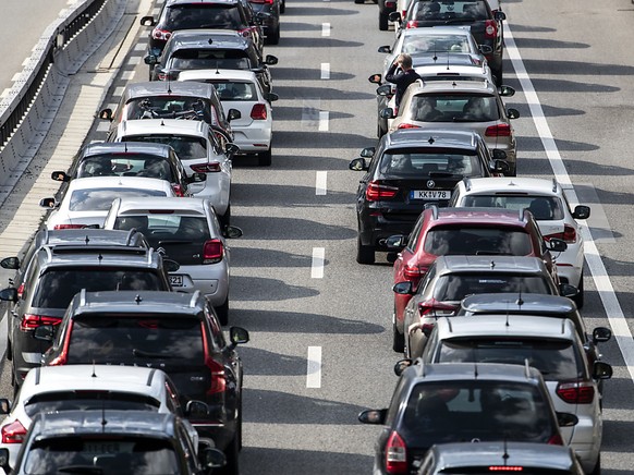 Nach einem Unfall war die Autobahn zwischen Emmen-Nord und der Verzweigung Rotsee komplett gesperrt und es kam zu Stau. (Symbolbild)