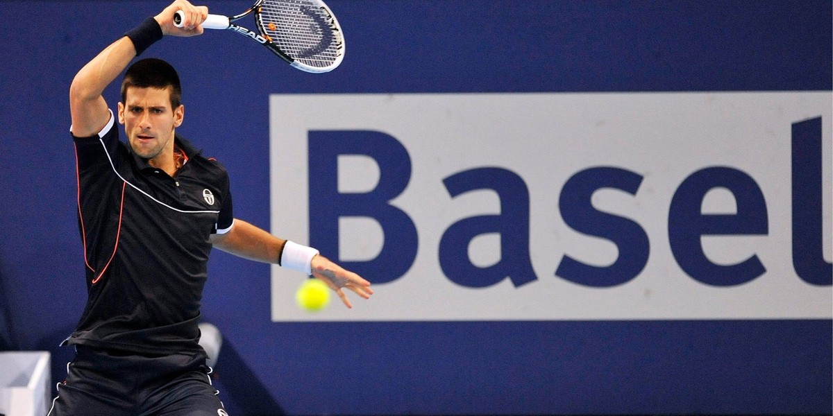 Novak Djokovic a remporté les Swiss Indoors en 2009.