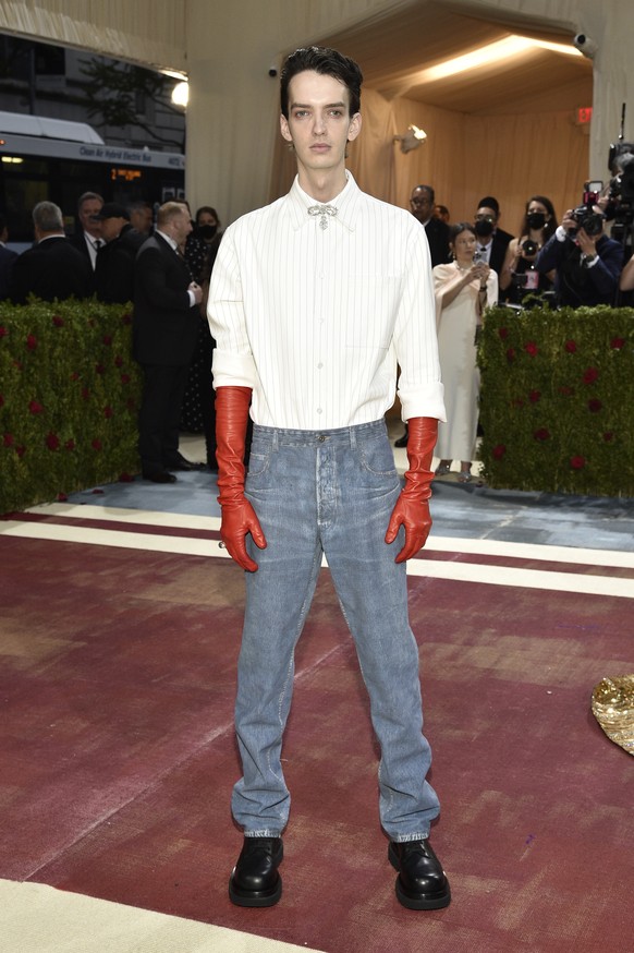 Kodi Smit-McPhee attends The Metropolitan Museum of Art's Costume Institute benefit gala celebrating the opening of the "In America: An Anthology of Fashion" exhibition on Monday, May 2 ...