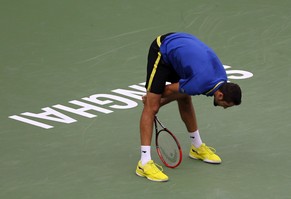 Marin Cilic ist alles andere als in Topform.