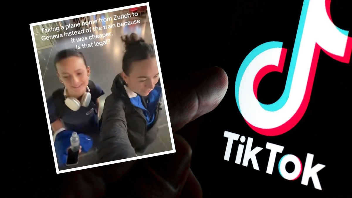 La publication de Nora Sacher (à droite) sur TikTok fait beaucoup parler.