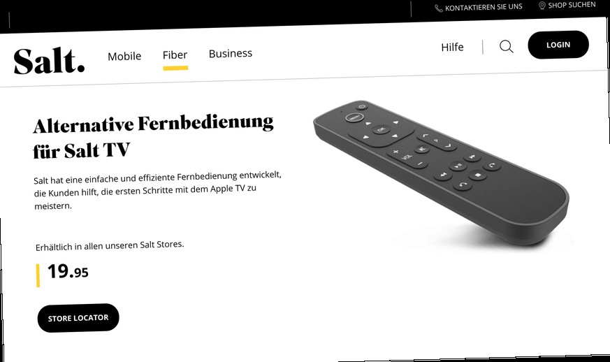 Eine «einfache und effiziente Fernbedienung» für knapp 20 Franken.