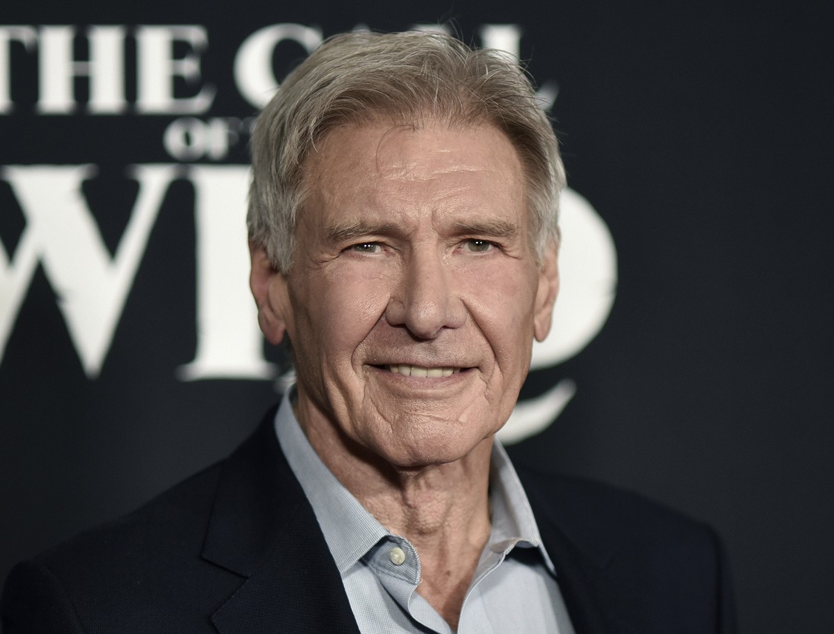 FILE - Harrison Ford attends the premiere of "The Call of the Wild" in Los Angeles on Feb. 13, 2020. Police in Sicily said Saturday, Oct. 23, 2021 that American actor Harrison Ford was reuni ...
