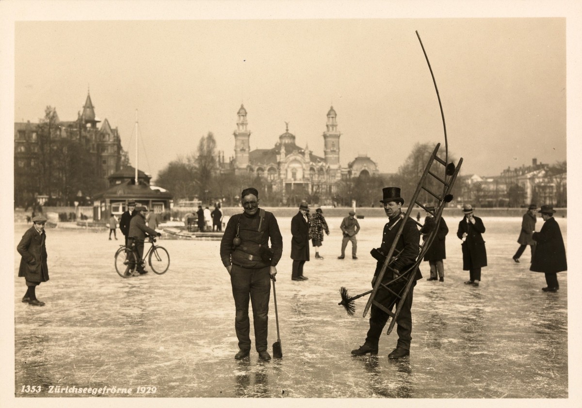 Seegfrörni Zürichsee, 1929