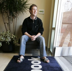 Marc Zuckerberg 22-jährig, 2007.