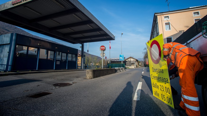 Diese Grenzübergänge im Tessin sind jetzt zu