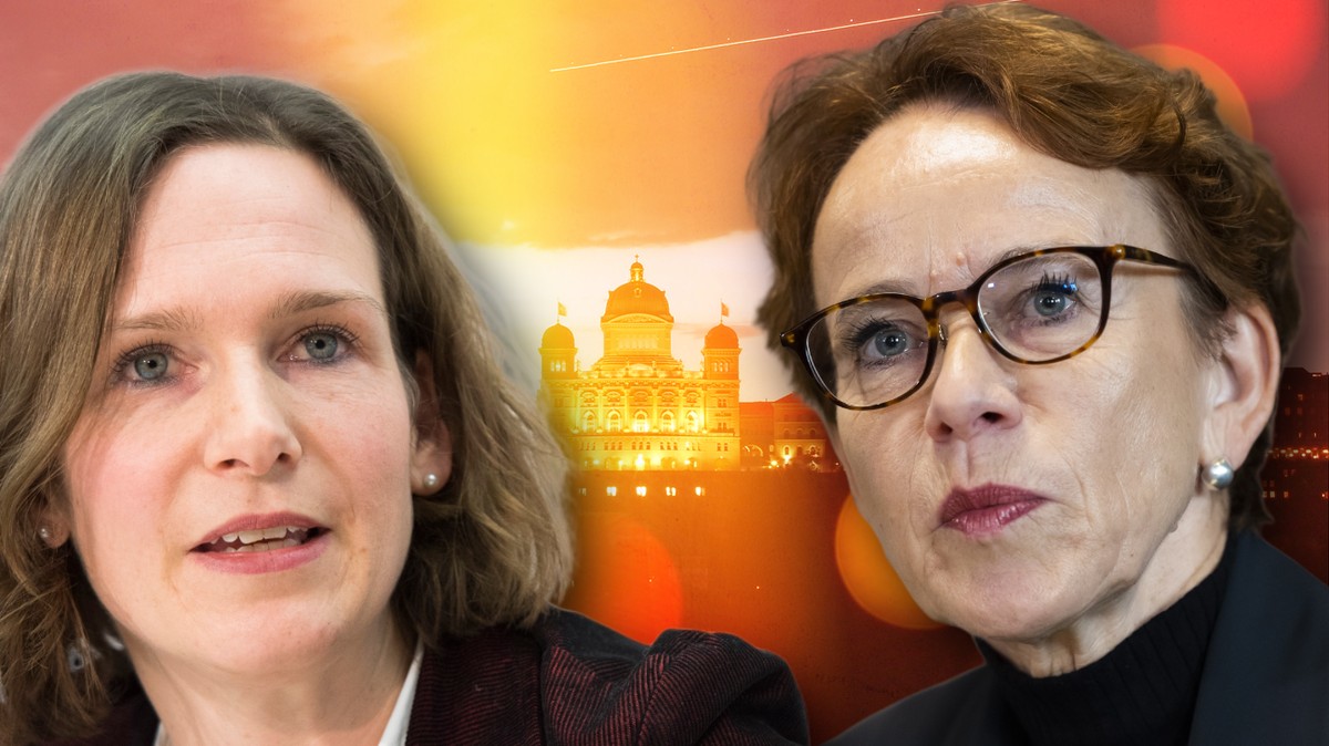Evi Allemann und Eva Herzog wollen beide für die SP in den Bundesrat.