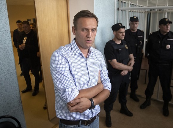 Wegen seiner Teilnahme an einer Demonstration muss der russische Aktivist Alexej Nawalni für zehn Tage ins Gefängnis. Ein Gericht in Moskau befand ihn am Montag für schuldig, das Gesetz gebrochen zu h ...