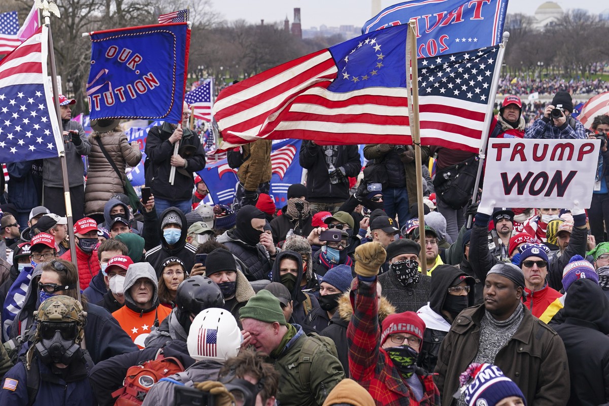 FILE - Rioters are seen at the U.S. Capitol on Jan. 6, 2021, in Washington. Judges overseeing the cases against the rioters are using their platform to try to combat distortions about the attack that  ...