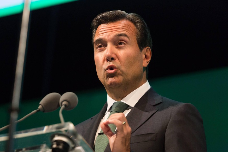 Oct. 6, 2015 - London, London, UK - London, UK. Group CEO of Lloyds Banking Group, Antonio Horta-Osorio speaks at the Institute of Directors (IoD) Annual Convention 2015, held at the Royal Albert Hall ...