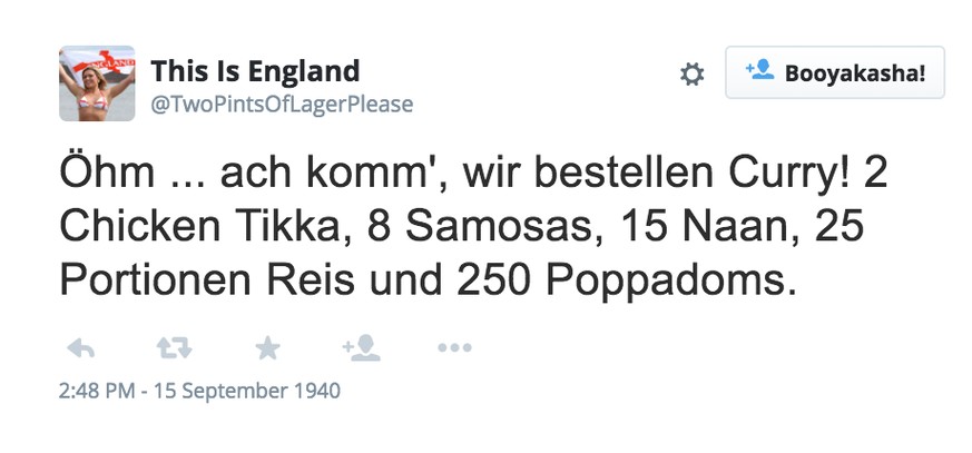 fake food tweets england