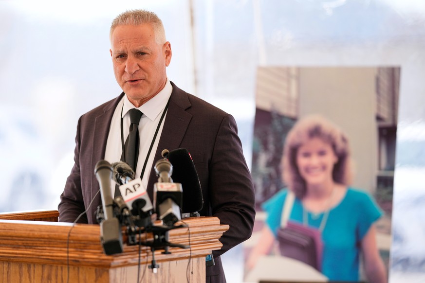 FILE - Tennessee Department of Correction Commissioner Frank Strada speaks to the media after the execution of Harold Wayne Nichols, Dec. 11, 2025, in Nashville, Tenn. (AP Photo/George Walker IV, File ...
