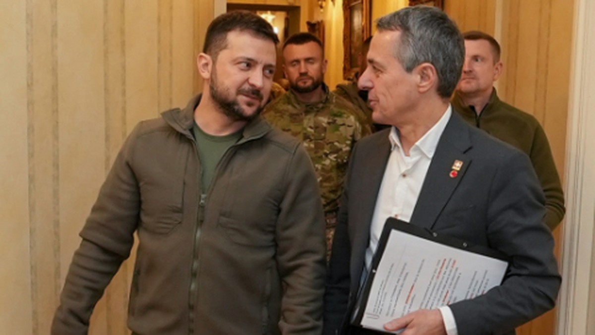 C'était la quatrième fois qu'Ignazio Cassis rencontrait le président ukrainien Volodymyr Zelensky.