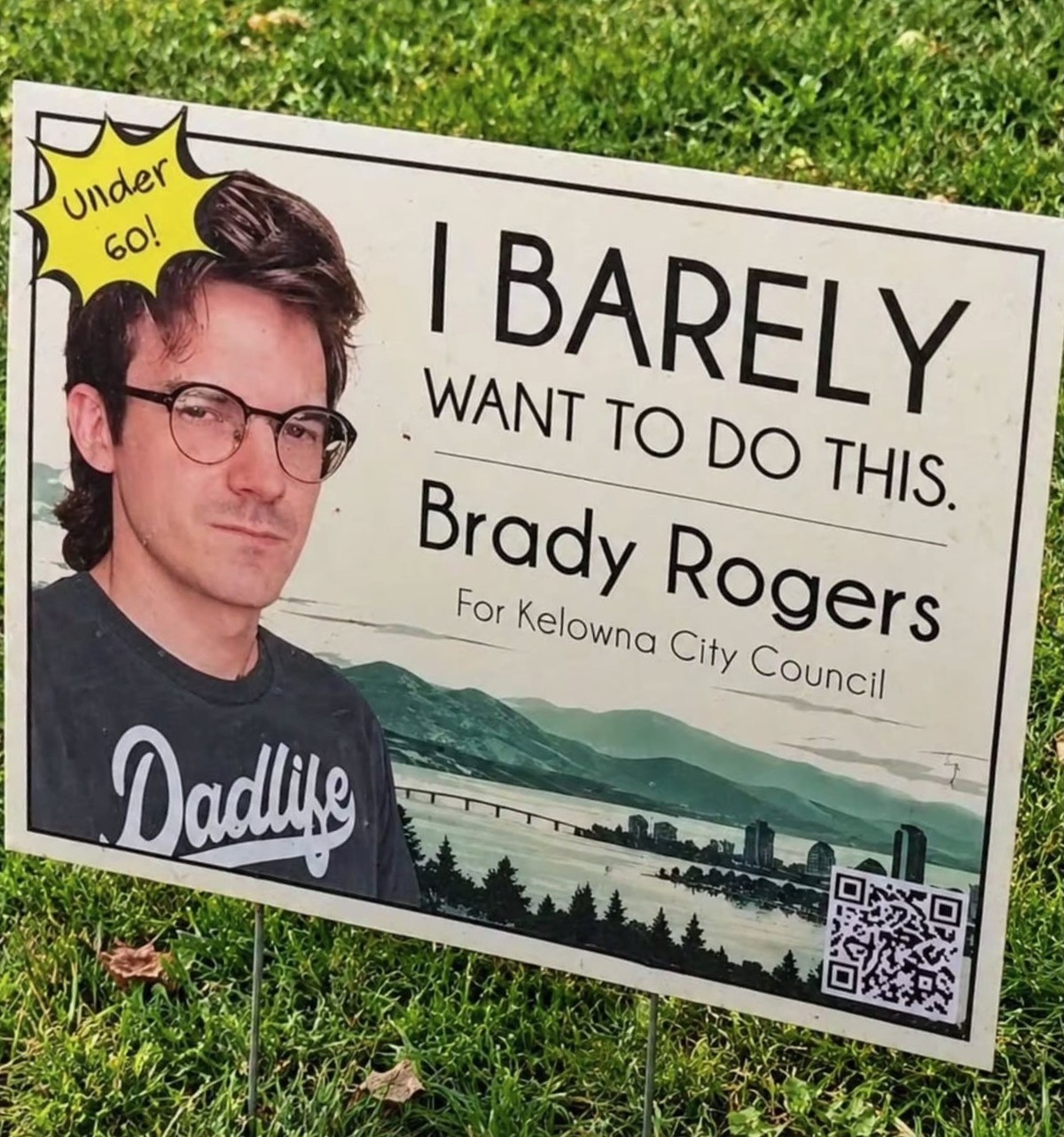 Brady Rogers for City Concil. Beste Plakatkampagne ever.
https://www.instagram.com/iambradythecreator/