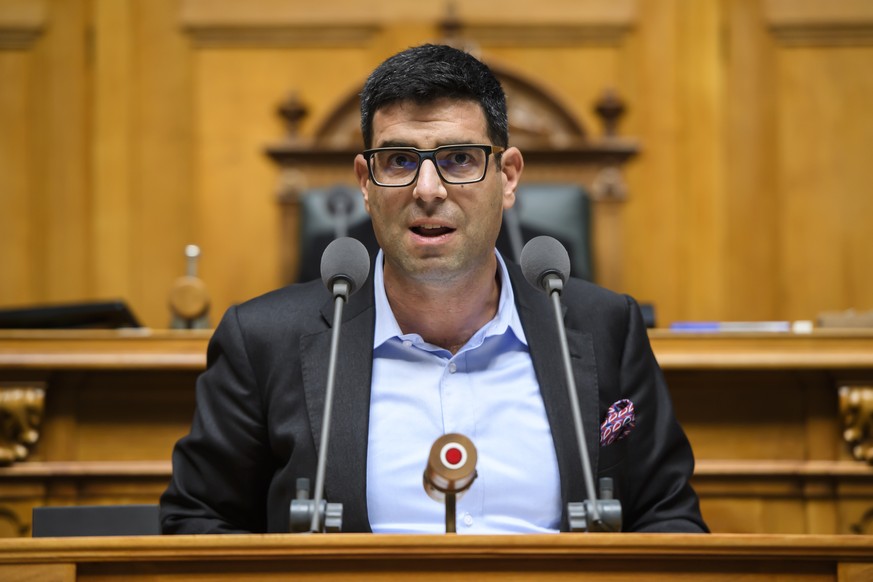 Angelo Barrile, SP-ZH, spricht waehrend der herbstsession der Eidgenoessischen Raete, am Montag, 16. September 2019 im Nationalrat in Bern. (KEYSTONE/Anthony Anex)