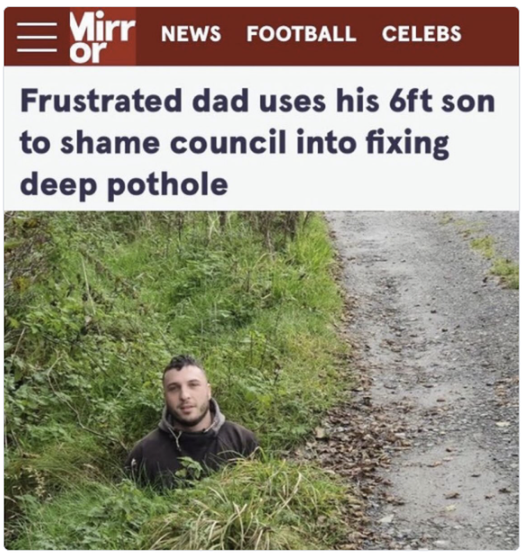 Fails: Lustige Schlagzeile