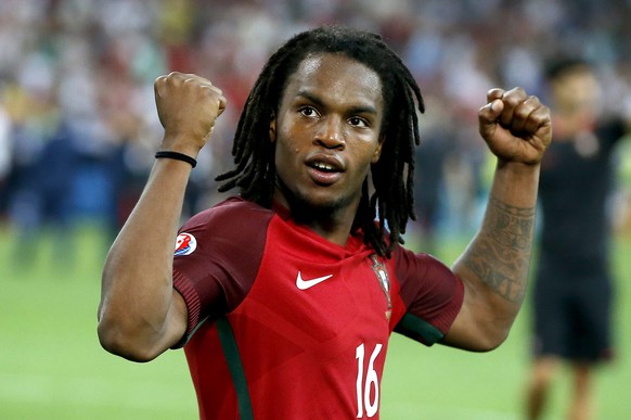 epa05400450 Renato Sanches of portugal react after the UEFA EURO 2016 quarter final match between Poland and Portugal at Stade Velodrome in Marseille, France, 30 June 2016. 

(RESTRICTIONS APPLY: Fo ...